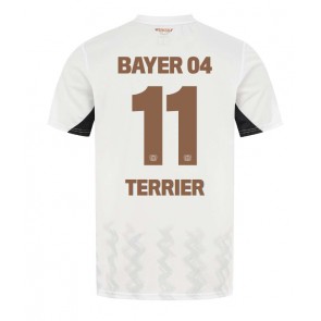 Billiga Bayer Leverkusen Martin Terrier #11 Bortatröja 2024-25 Kortärmad